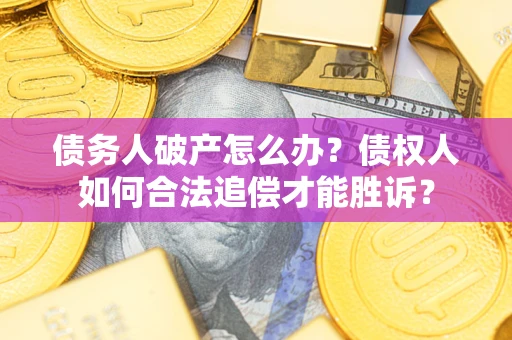 北京债务人破产怎么办？债权人如何合法追偿才能胜诉？