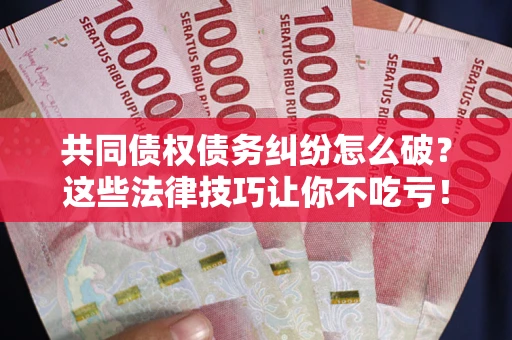 北京共同债权债务纠纷怎么破？这些法律技巧让你不吃亏！