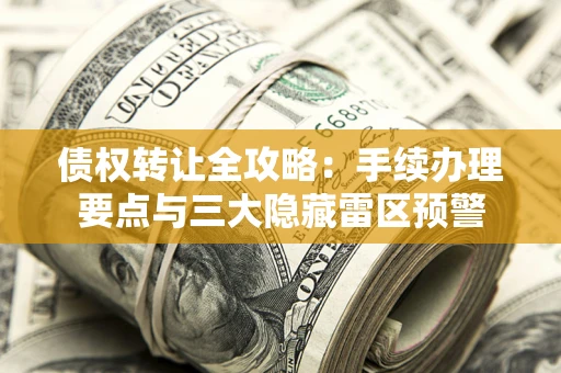 北京债权转让全攻略：手续办理要点与三大隐藏雷区预警